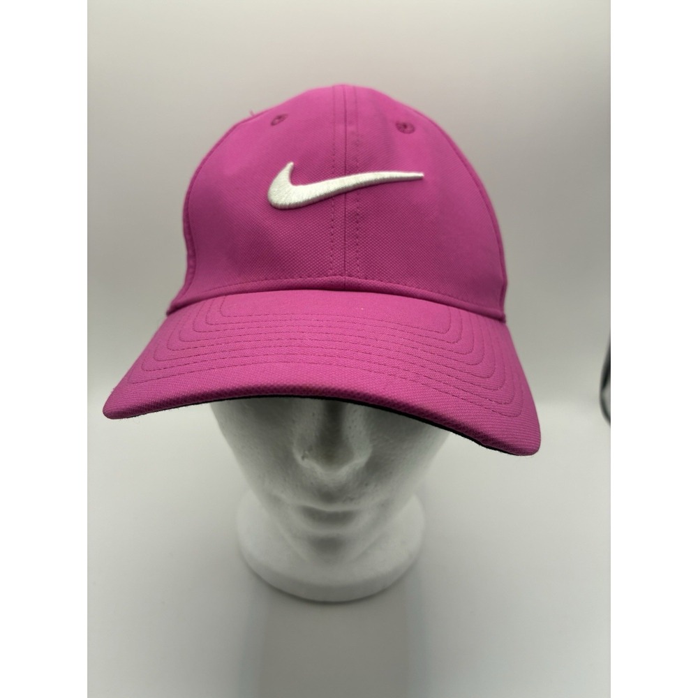 Nike Original Buckle Strap Cap Hat OSFM Swoosh Logo Legacy91 Dri-Fit Pink
